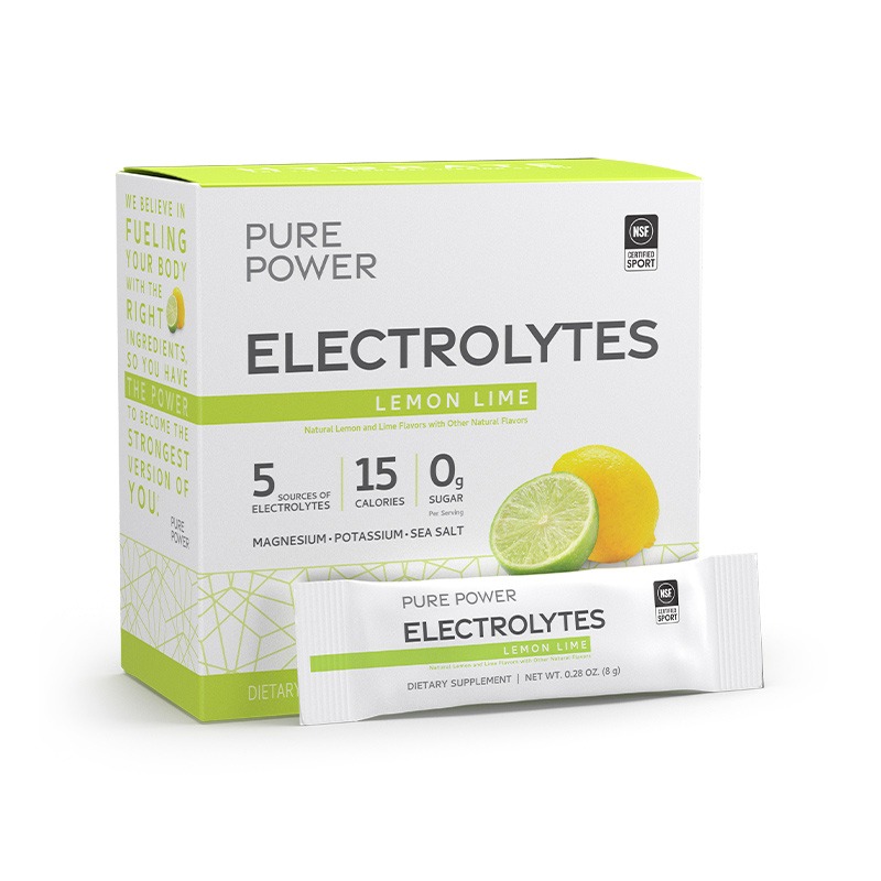Pure Power Electrolytes (Lemon Lime) x30 Packets - Dr. Mercola - Dr. Mercola