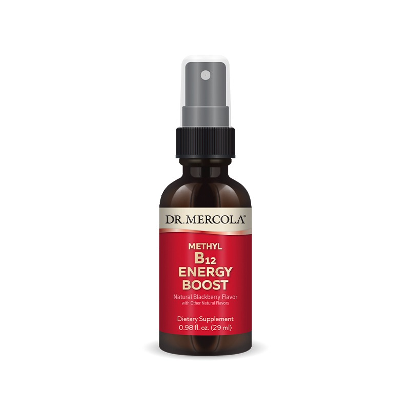 Methyl B12 Energy Boost 1,000mcg x39 Servings, 1 fl oz (30 mL) - Dr. Mercola - Dr. Mercola