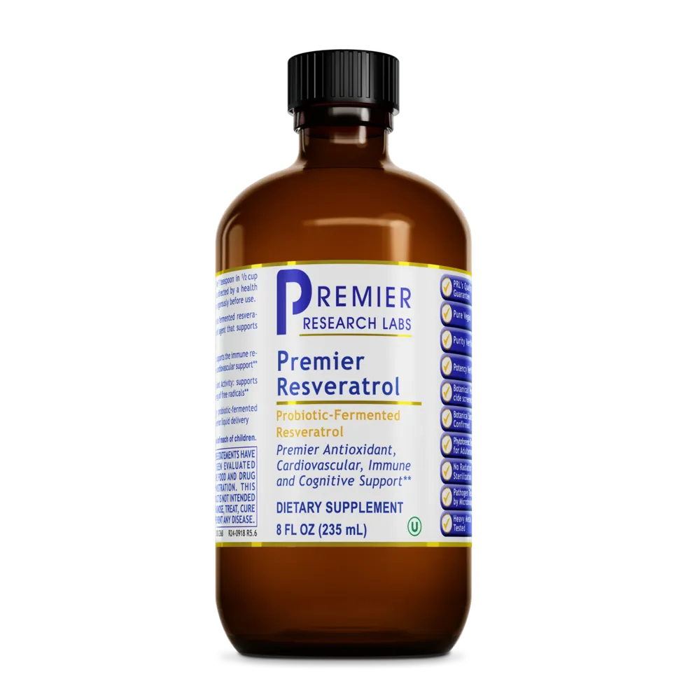 Premier Liquid Resveratrol x47 Servings, 8 fl oz (237 mL) - Premier Research Labs - Premier Research Labs