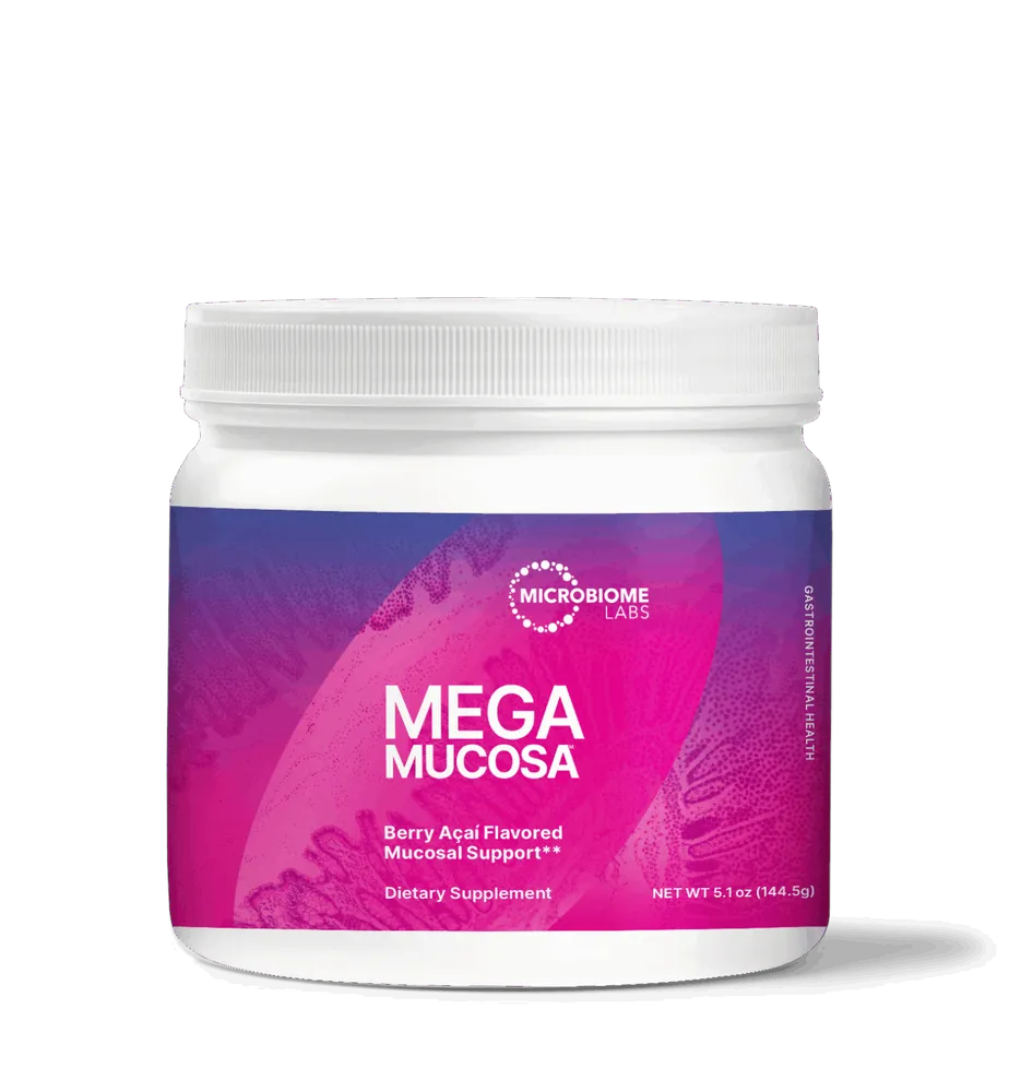 Mega Mucosa Powder x30 Servings, 5.5 oz (156 g) - Microbiome Labs - Microbiome Labs