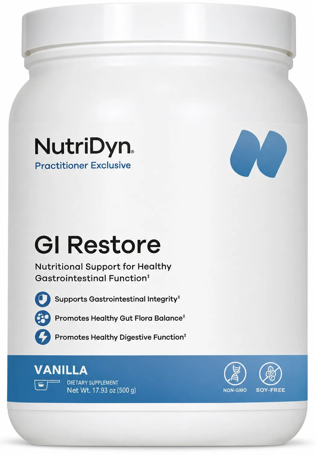 GI Restore (Vanilla) x14 Servings, 17.93 oz (508 g) - NutriDyn - NutriDyn