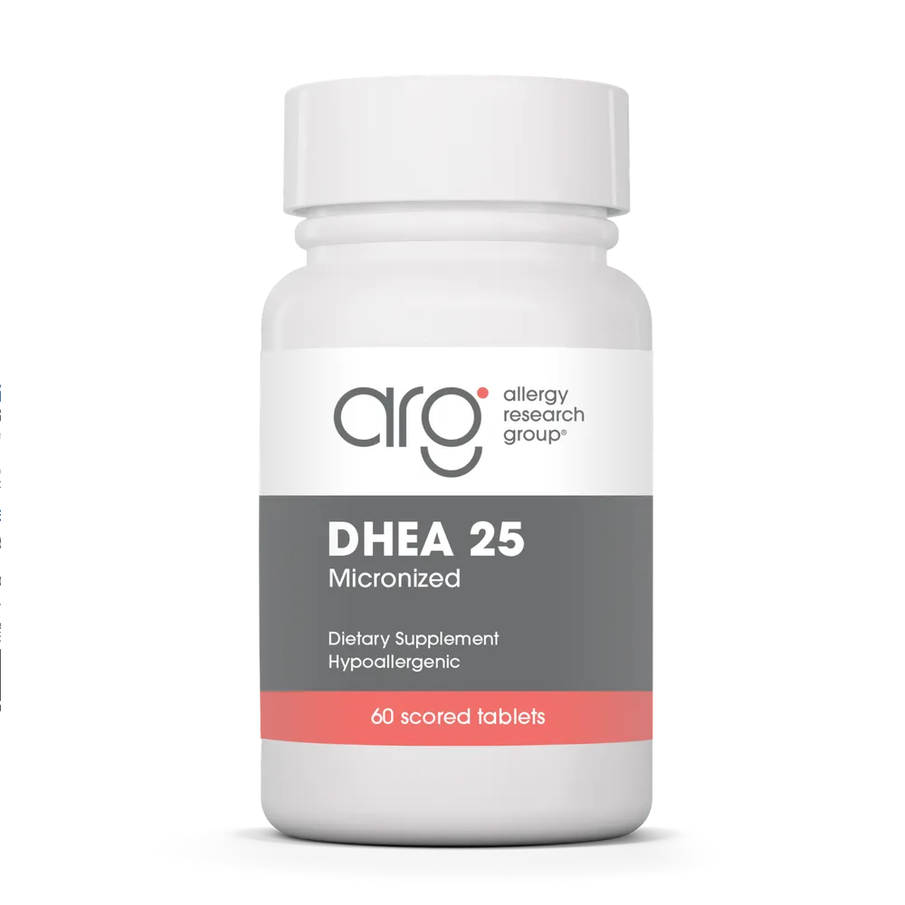 DHEA 25mg x60 Capsules - Allergy Research Group - Allergy Research Group