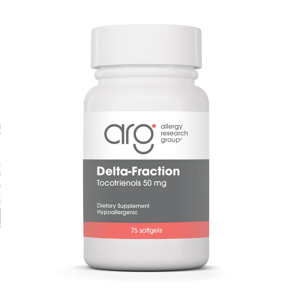 Delta-Fraction (DeltaGOLD Tocotrienols) 50mg x75 Softgels - Allergy Research Group - Allergy Research Group