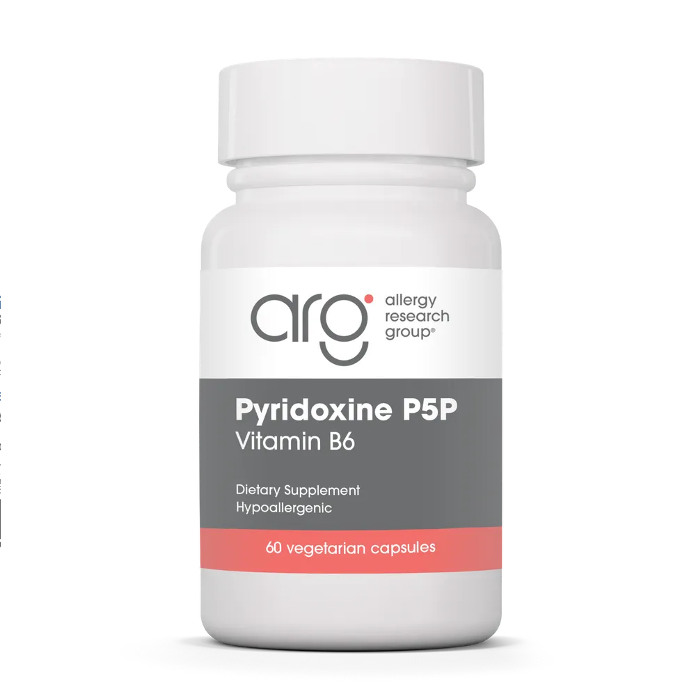 P-5-P (Vitamin B6) x60 Capsules - Allergy Research Group - Allergy Research Group