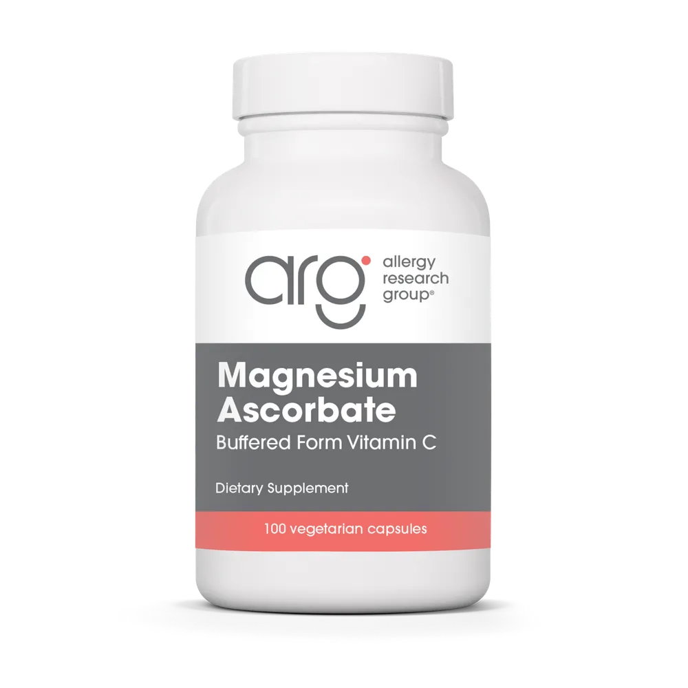 Magnesium Ascorbate (Buffered Vitamin C) x100 Capsules - Allergy Research Group - Allergy Research Group