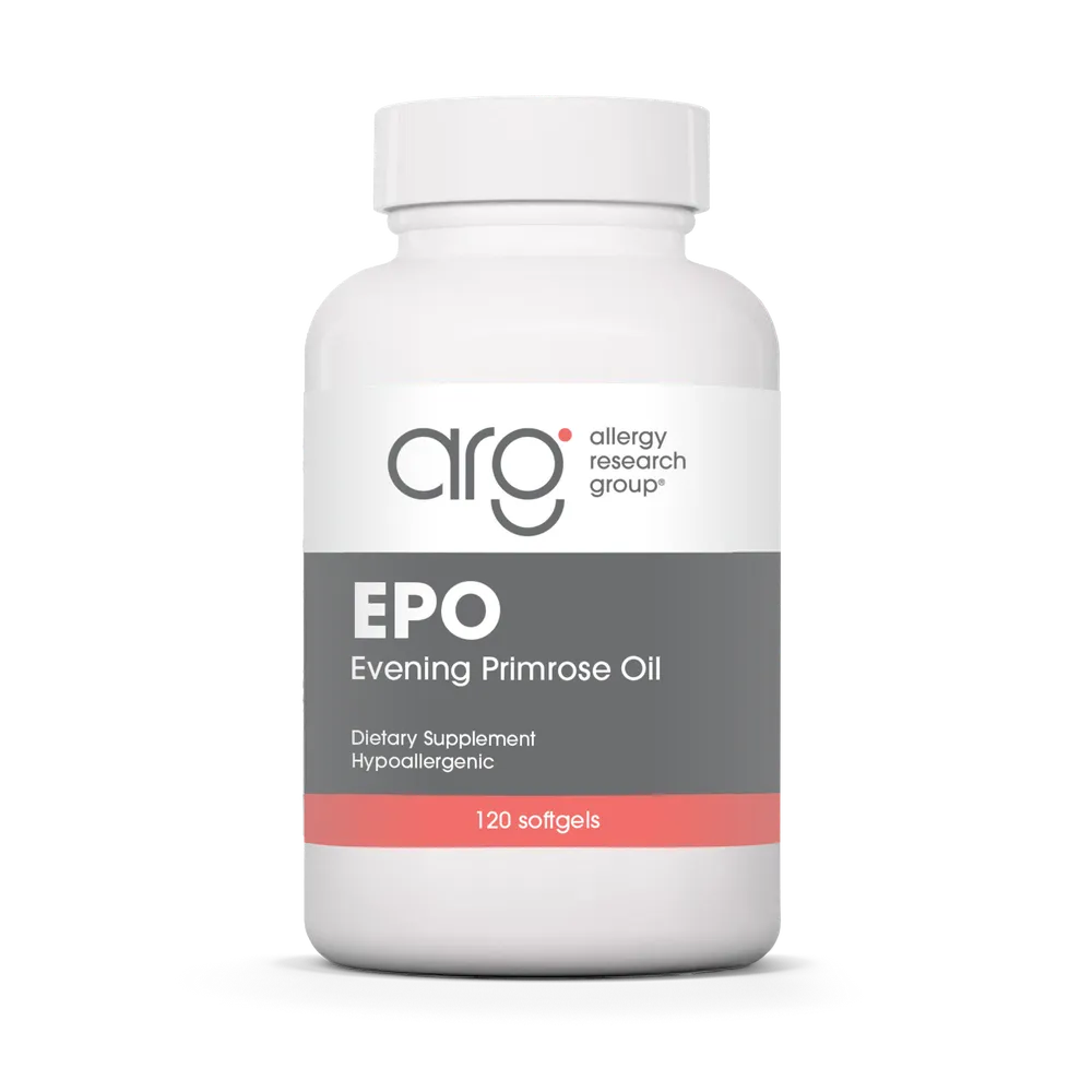 EPO (Evening Primrose Oil) x120 Softgels - Allergy Research Group - Allergy Research Group