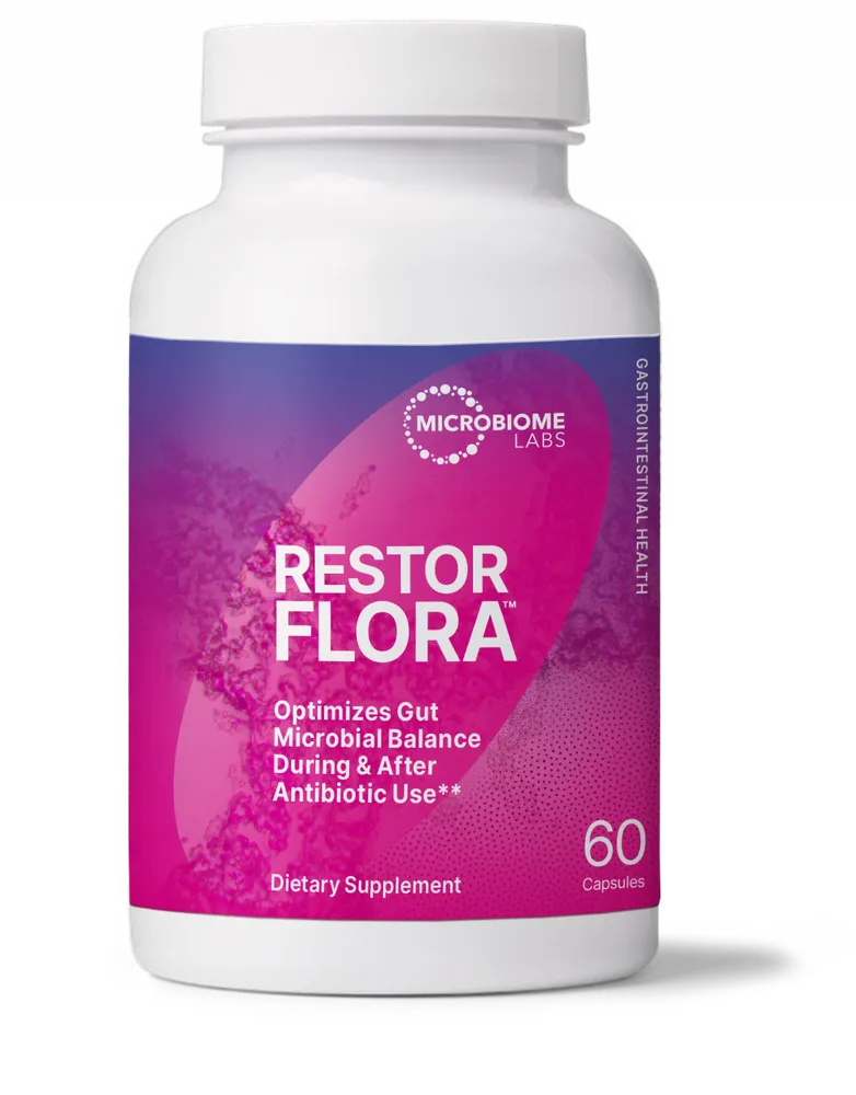 Restor Flora x60 Capsules - Microbiome Labs - Microbiome Labs