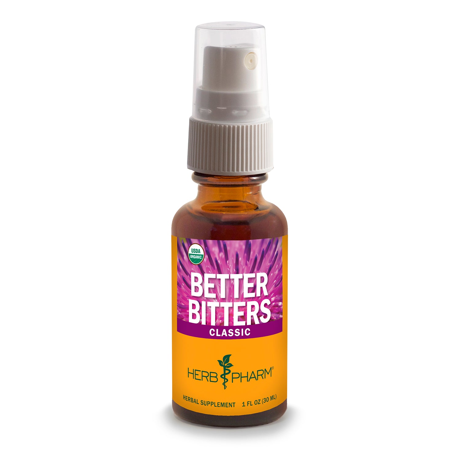 Organic Better Bitters 1 fl oz (30 mL) - Herb Pharm - Herb Pharm