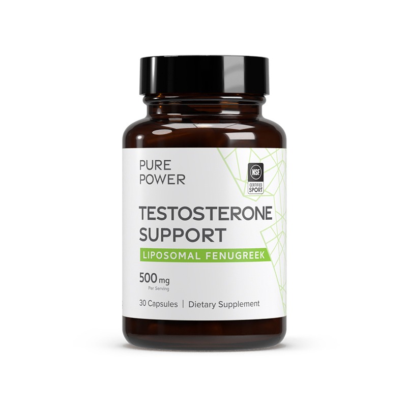 Testosterone Support Liposomal Fenugreek 500mg x30 Capsules - Dr. Mercola - Dr. Mercola
