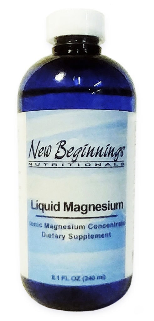 Liquid Ionic Magnesium 8.1 fl oz (240 mL) - New Beginnings - New Beginnings