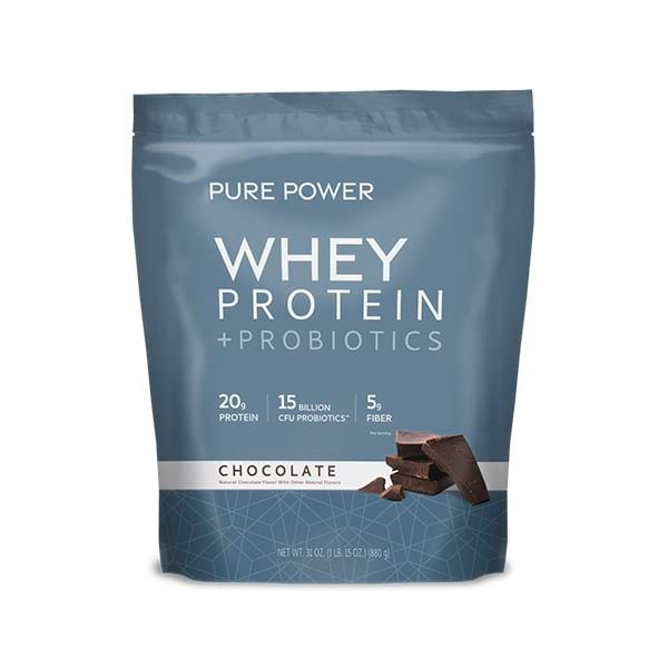 Whey Protein + Probiotics (Chocolate) x22 Servings, 31 oz (879 g) - Dr. Mercola - Dr. Mercola