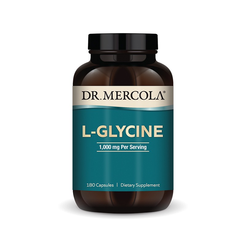 Glycine 1000mg x180 Capsules - Dr. Mercola - Dr. Mercola