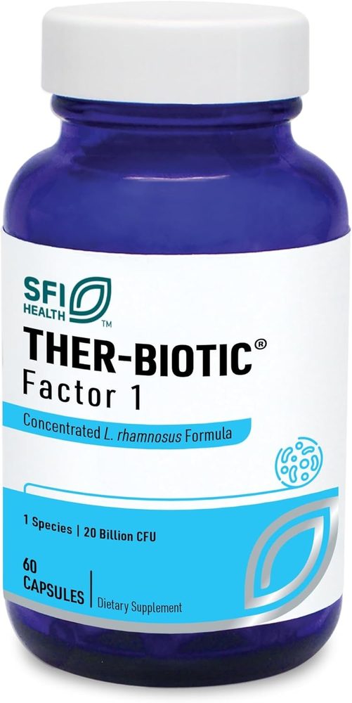 Ther-Biotic Factor 1 (Lactobacillus Rhamnosus) 20 Billion CFU x60 Capsules - SFI Health - SFI Health