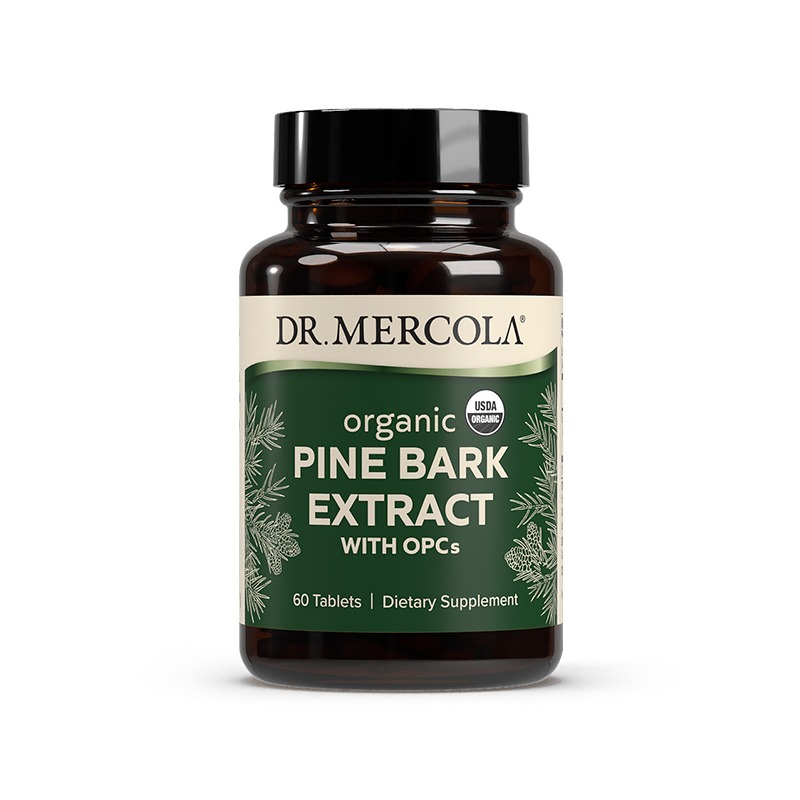 Organic Pine Bark Extract with OPCs x60 Tablets - Dr. Mercola - Dr. Mercola
