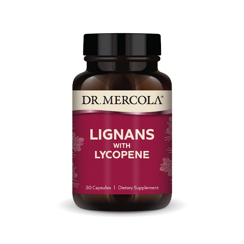 Lignans with Lycopene x30 Capsules - Dr. Mercola - Dr. Mercola