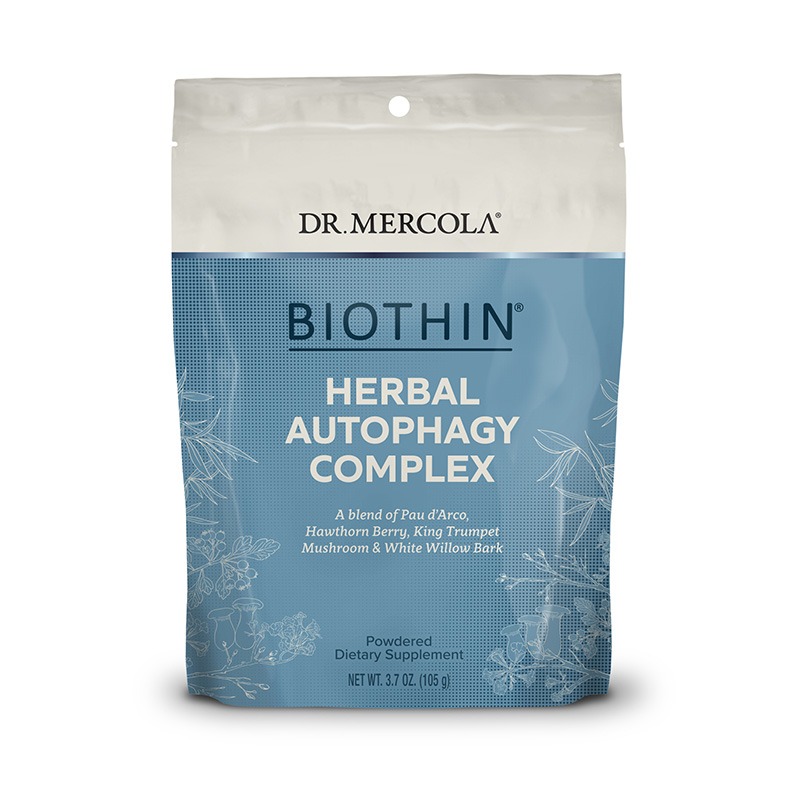Biothin Herbal Autophagy Complex Powder x30 Servings, 3.7 oz (105 g) - Dr. Mercola - Dr. Mercola