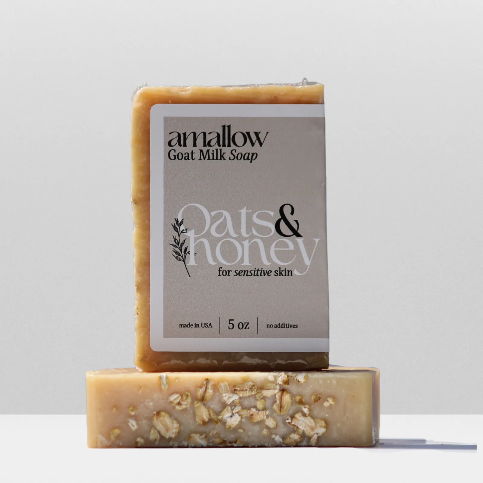 Oats & Honey Goat Milk Soap - Amallow - Amallow