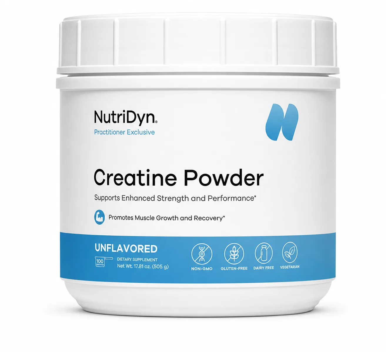 Creatine Powder x100 Servings, 17.81 oz (505 g) - NutriDyn - NutriDyn