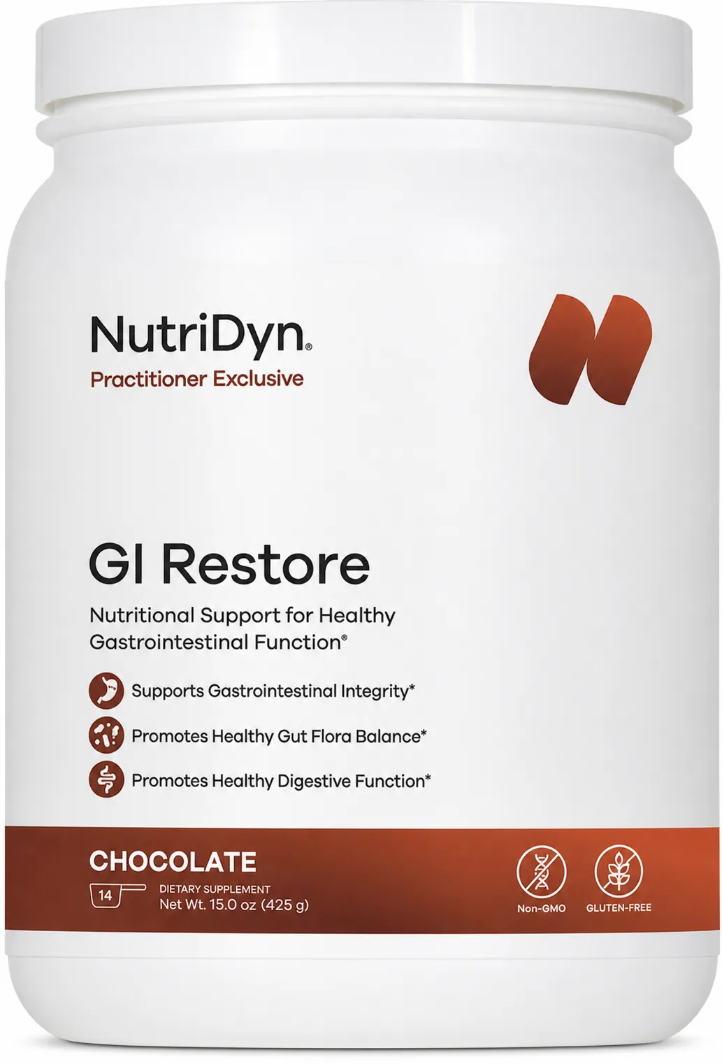 GI Restore (Chocolate) x14 Servings, 19.09 oz (541 g) - NutriDyn - NutriDyn