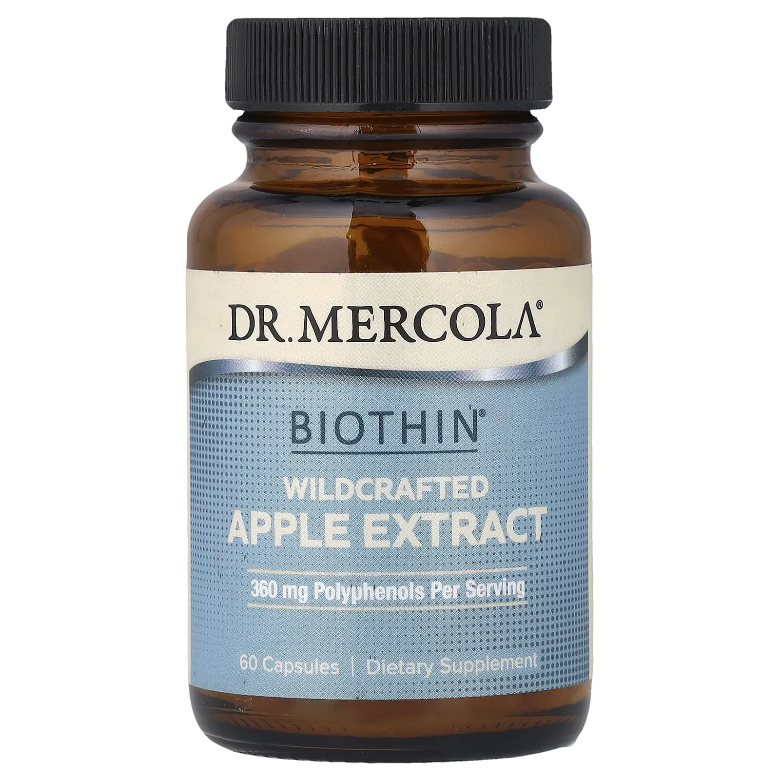 Biothin Wildcrafted Apple Extract (360mg Polyphenols) x60 Capsules - Dr. Mercola - Dr. Mercola