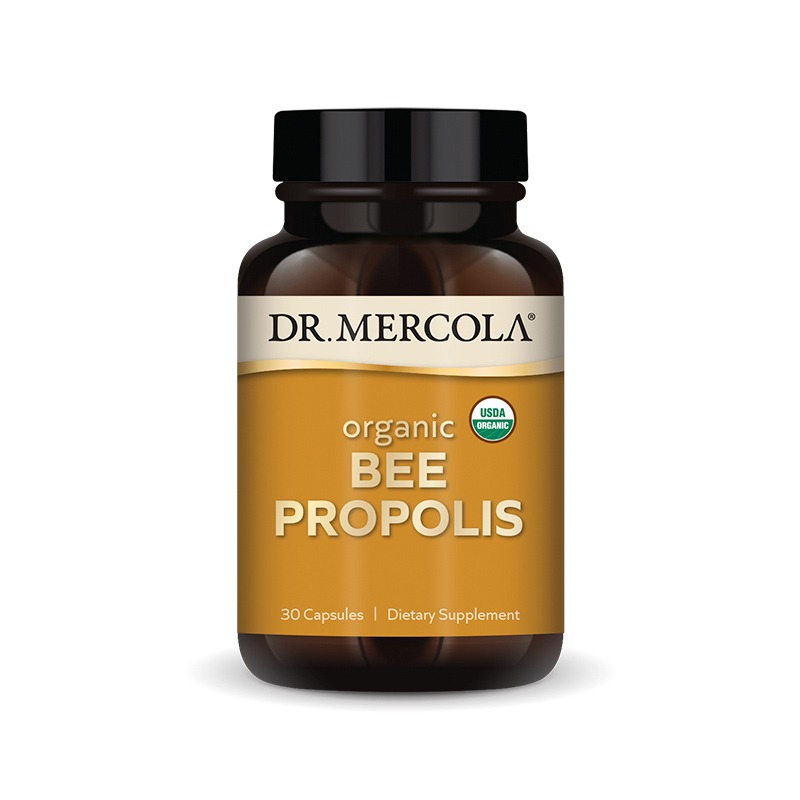 Bee Propolis Organic 125mg x30 Capsules - Dr. Mercola - Dr. Mercola