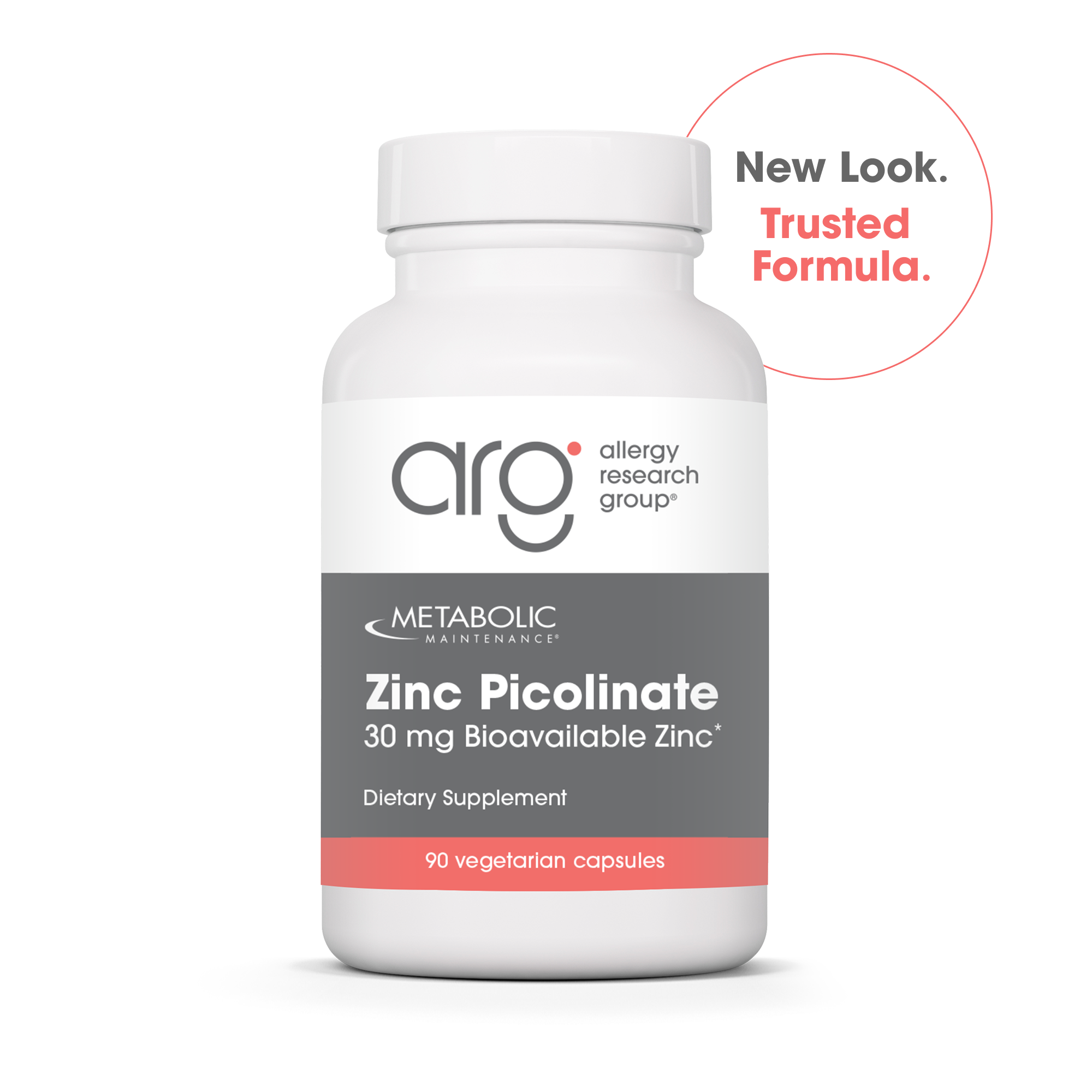 Zinc Picolinate 30mg x90 Capsules - Metabolic Maintenance - Metabolic Maintenance