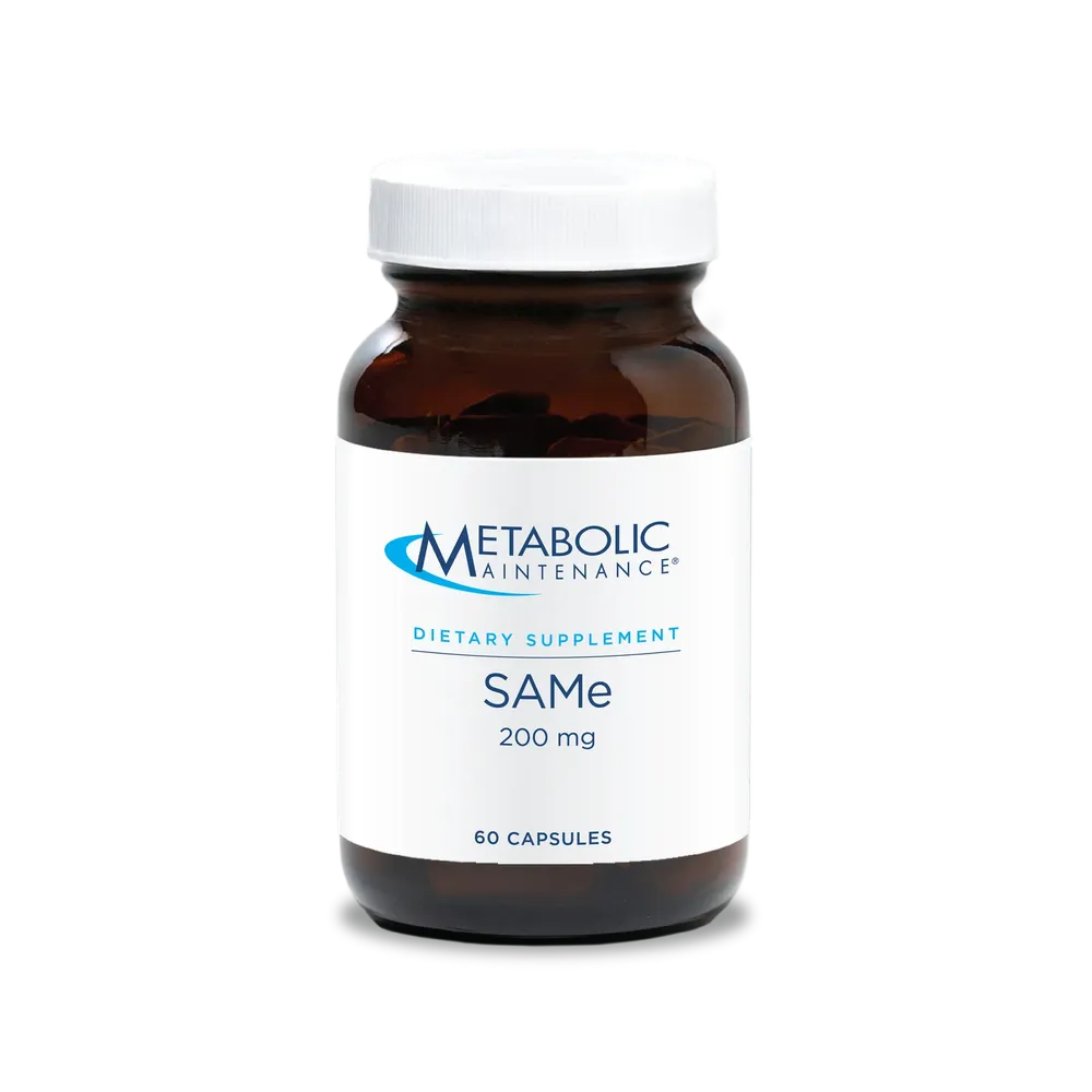 SAMe 200mg x60 Capsules - Metabolic Maintenance - Metabolic Maintenance