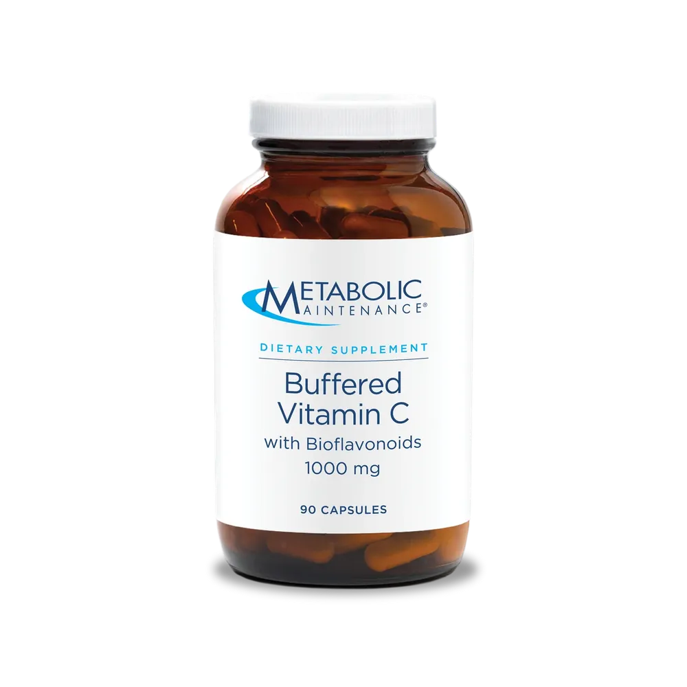 Buffered Vitamin C 1000mg x90 Capsules - Metabolic Maintenance - Metabolic Maintenance