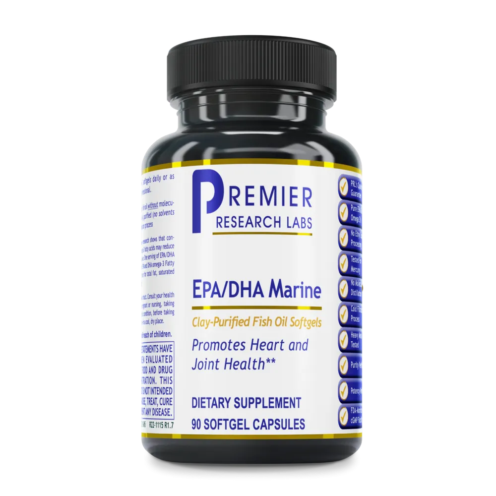 EPA/DHA Marine (Omega-3 Fish Oil) x90 Softgels - Premier Research Labs - Premier Research Labs