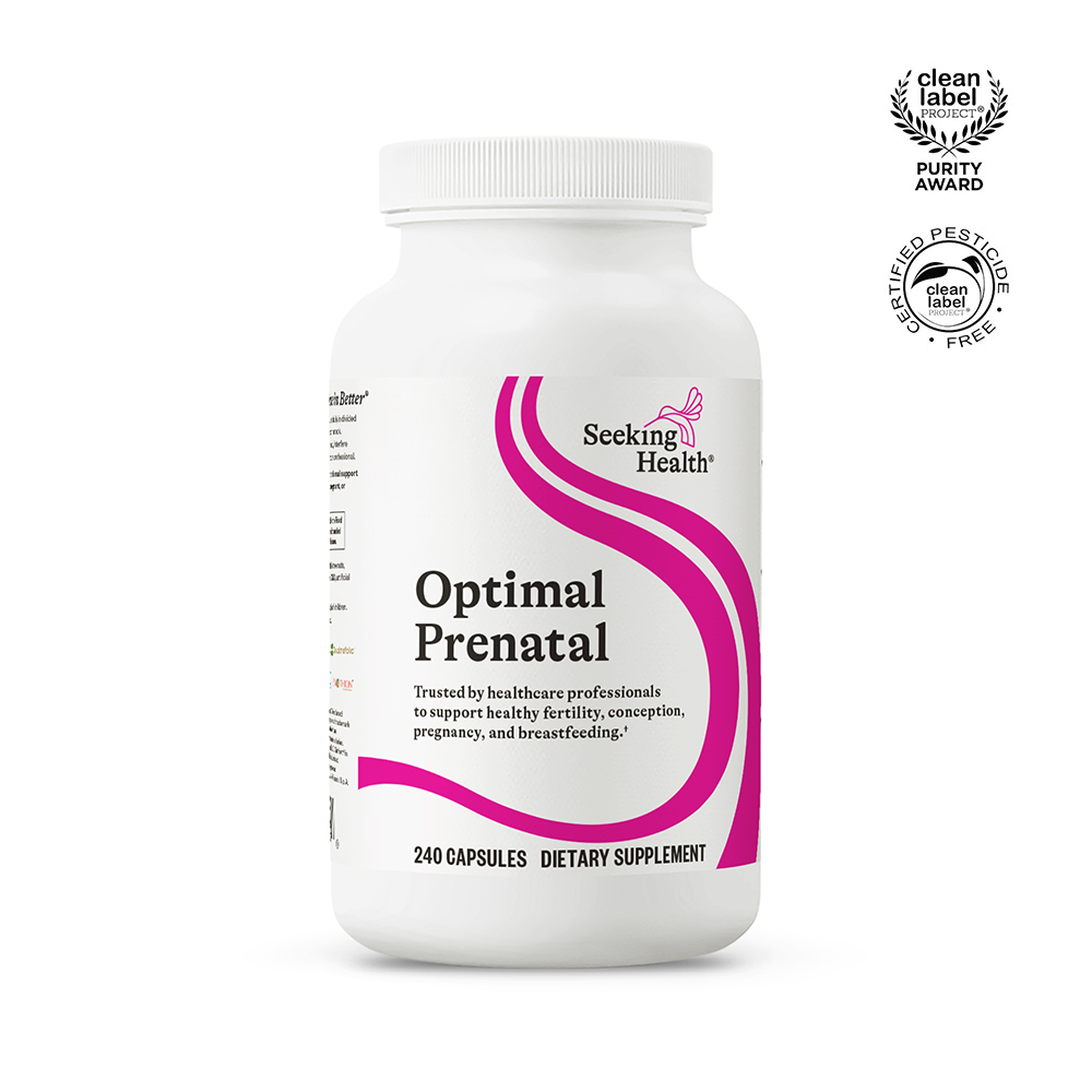 Optimal Prenatal x240 Capsules - Seeking Health - Seeking Health