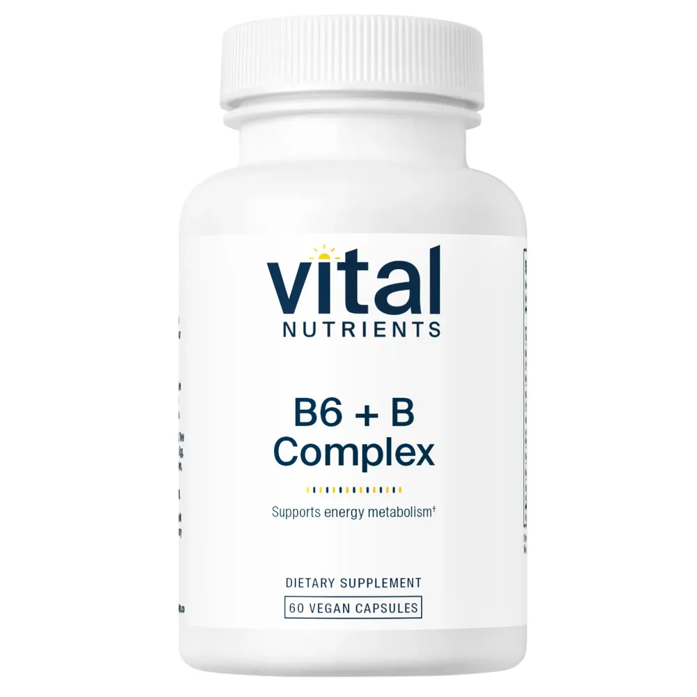 B6 + B Complex x60 Capsules - Vital Nutrients - Vital Nutrients