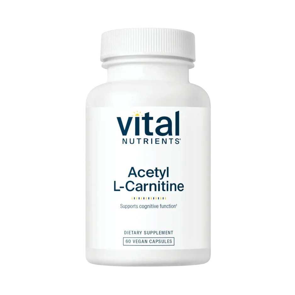 Acetyl L-Carnitine 500mg x60 Capsules - Vital Nutrients - Vital Nutrients