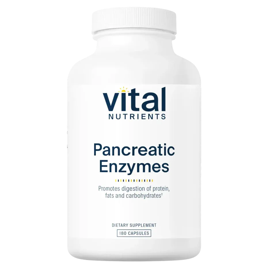 Pancreatic Enzymes x90 Capsules - Vital Nutrients - Vital Nutrients