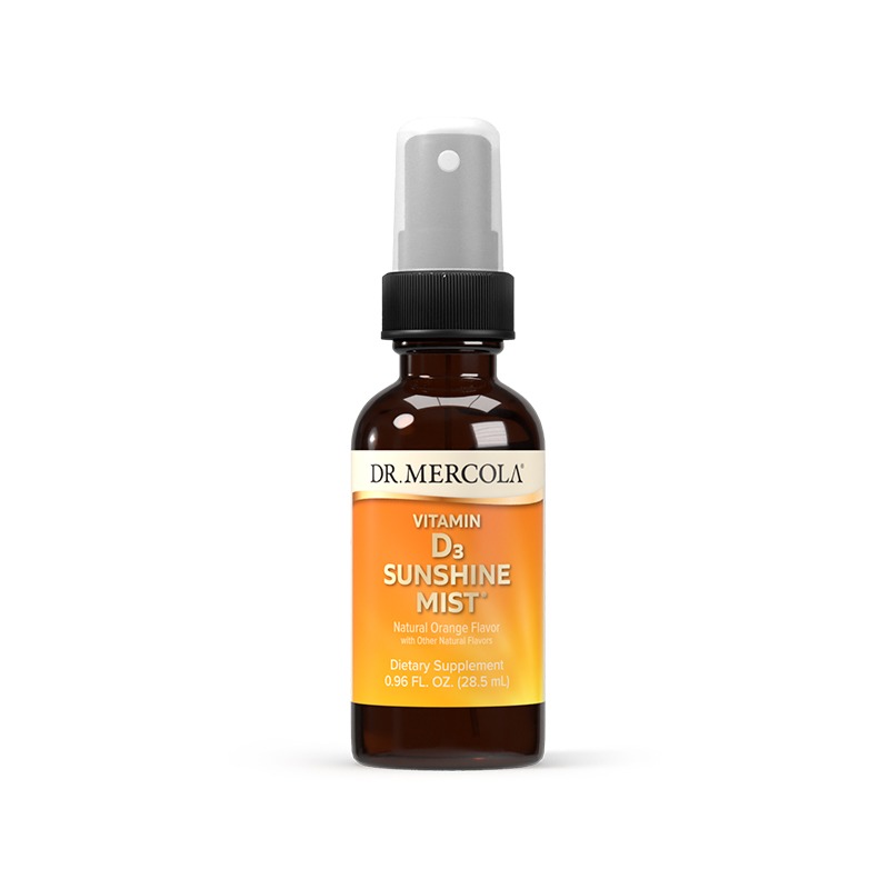 Vitamin D3 Sunshine Mist Spray 5,000 IU x38 Servings - Dr. Mercola - Dr. Mercola
