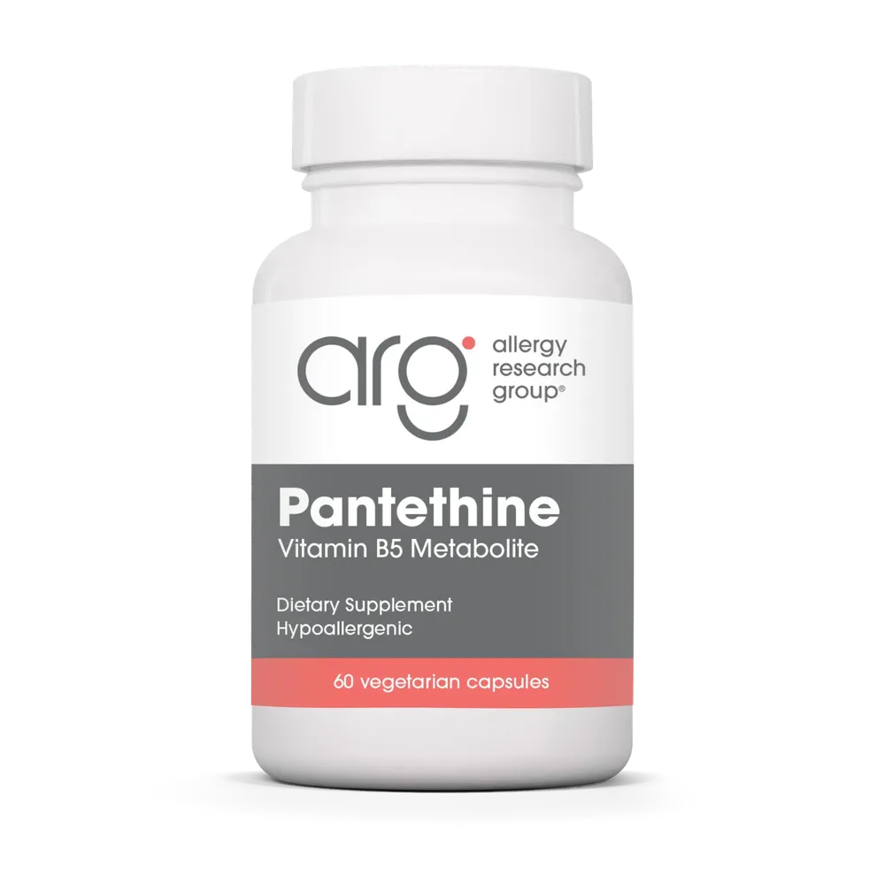 Pantethine (Vitamin B5 Metabolite) x60 Capsules - Allergy Research Group - Allergy Research Group