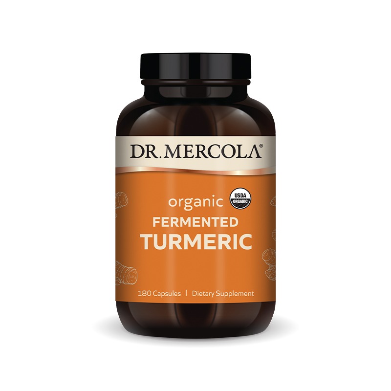 Organic Fermented Turmeric x180 Capsules - Dr. Mercola - Dr. Mercola