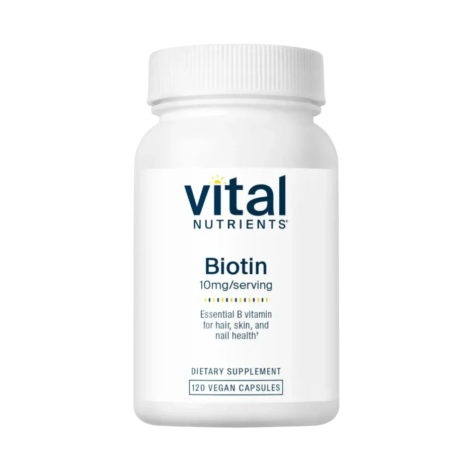 Biotin 10mg x120 Capsules - Vital Nutrients - Vital Nutrients