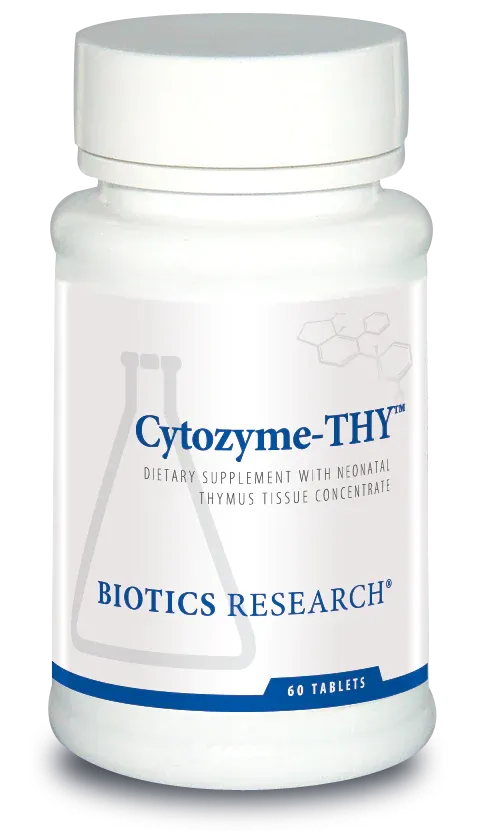 Cytozyme-THY (Neonatal Thymus Tissue Concentrate) x60 Capsules - Biotics Research - Biotics Research