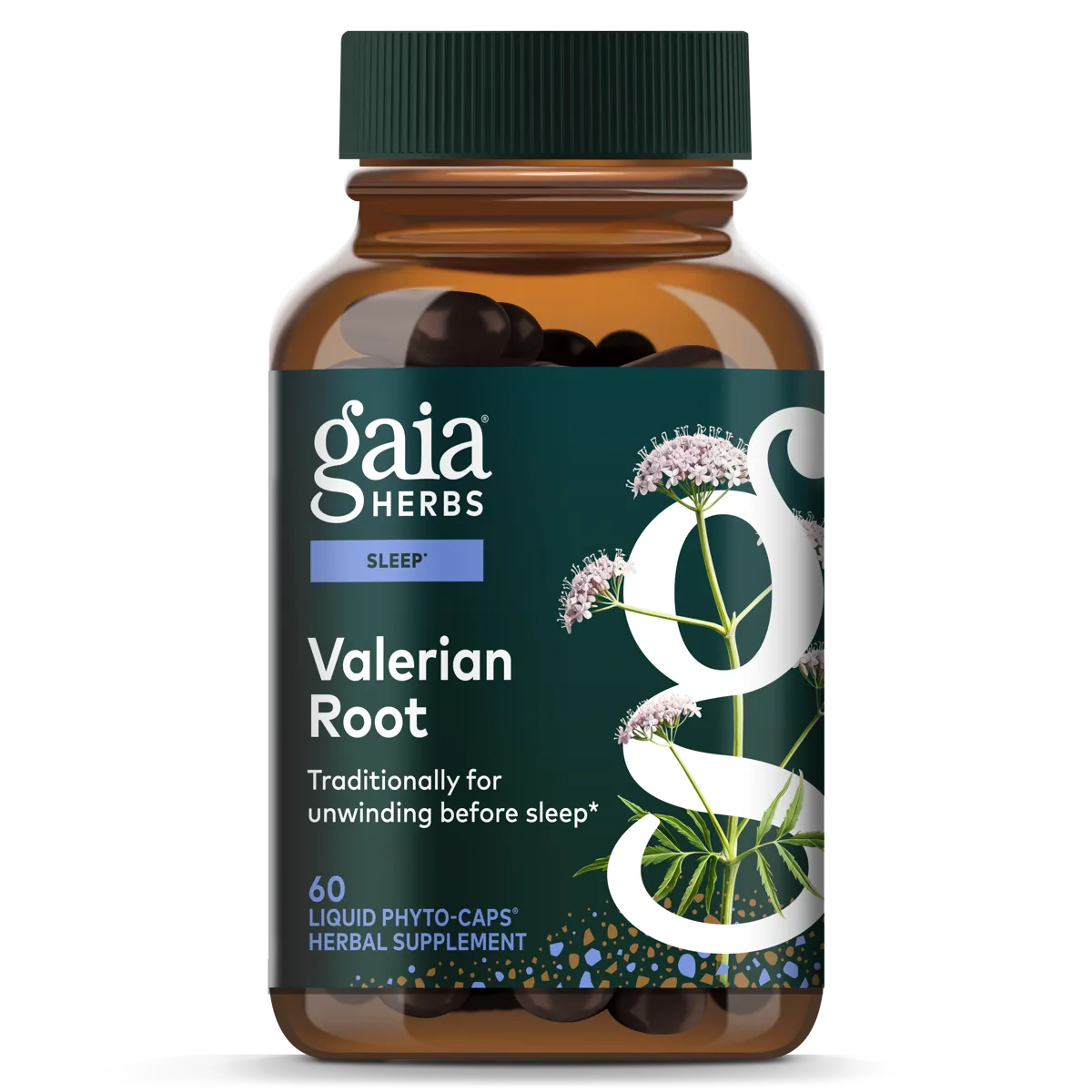 Valerian Root x60 Capsules - Gaia Herbs - Gaia Herbs