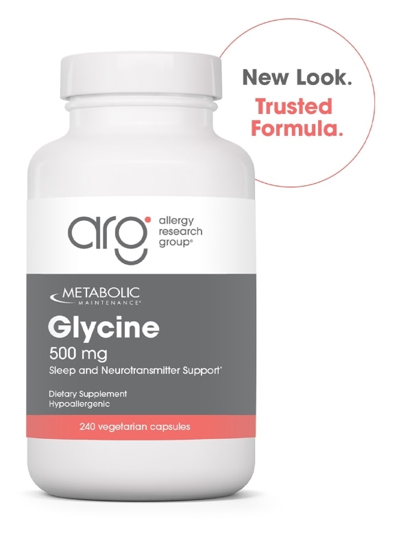 Glycine 500mg x240 Capsules - Metabolic Maintenance - Metabolic Maintenance
