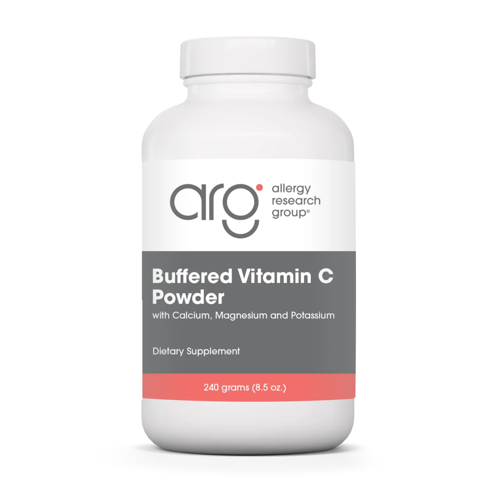 Buffered Vitamin C Powder x102 Servings, 8.5 oz (241 g) - Allergy Research Group - Allergy Research Group