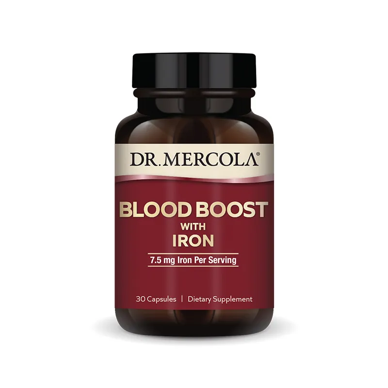 Blood Boost with Iron x30 Capsules - Dr. Mercola - Dr. Mercola