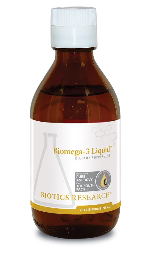 Biomega-3 Liquid x40 Servings, 7 fl oz (200 mL) - Biotics Research - Biotics Research