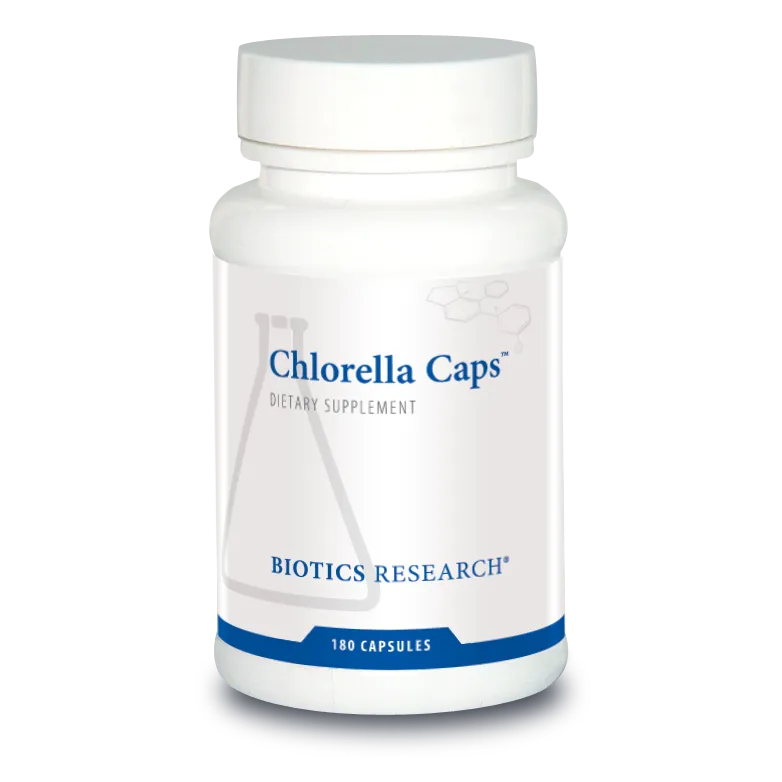Chlorella x180 Capsules - Biotics Research - Biotics Research