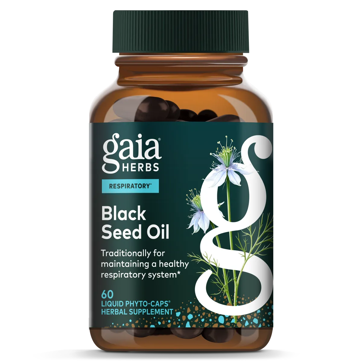 Black Cumin Seed Oil x60 Capsules - Gaia Herbs - Gaia Herbs