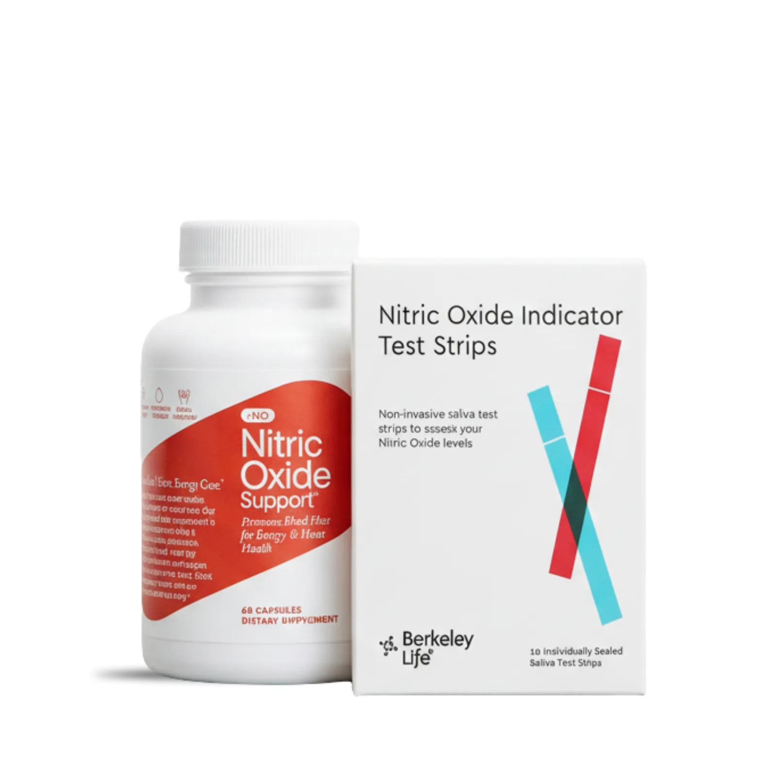 Daily Foundation: Nitric Oxide Support x60 Capsules & 50 Test Strips - Berkeley Life - Berkeley Life