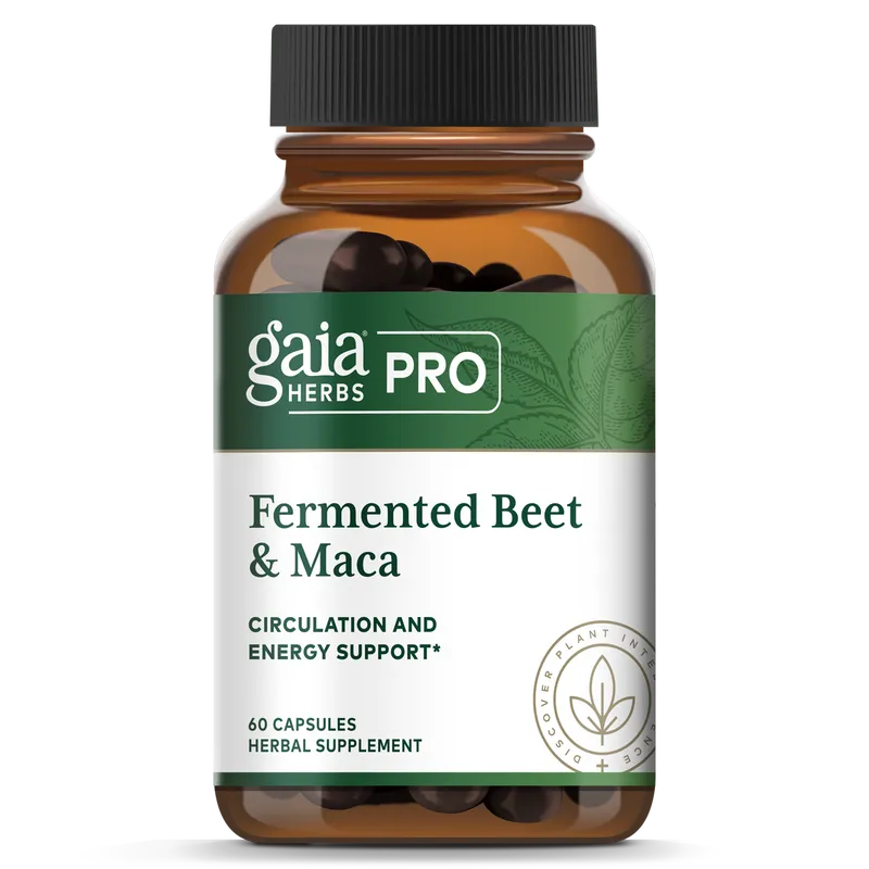 Fermented Beet & Maca x60 Capsules - Gaia Herbs Pro - Gaia Herbs Pro