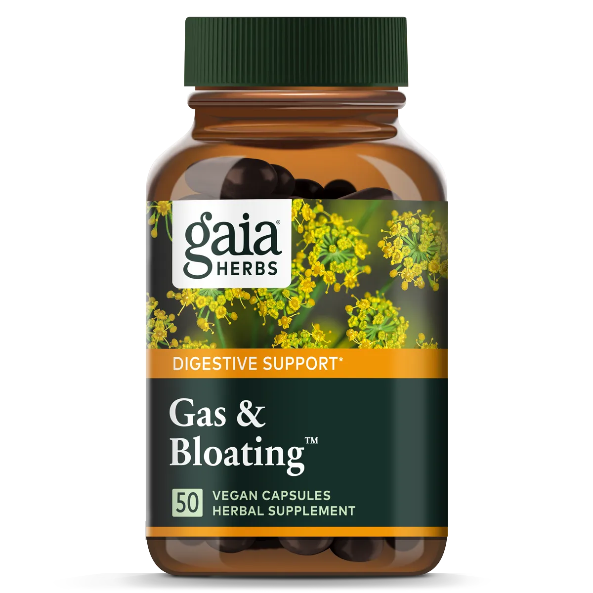 Gas & Bloating x50 Capsules - Gaia Herbs - Gaia Herbs