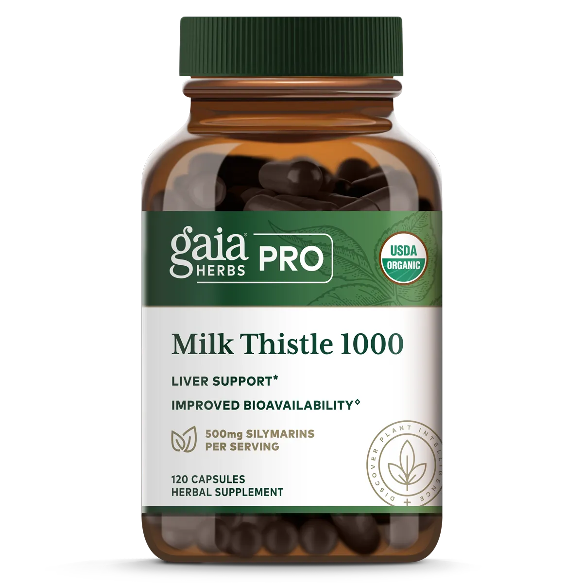 Milk Thistle 1000 x120 Capsules - Gaia Herbs Pro - Gaia Herbs Pro
