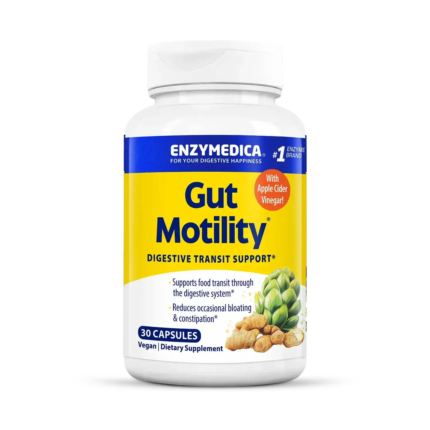 Gut Motility x30 Caps - Enzymedica - Enzymedica